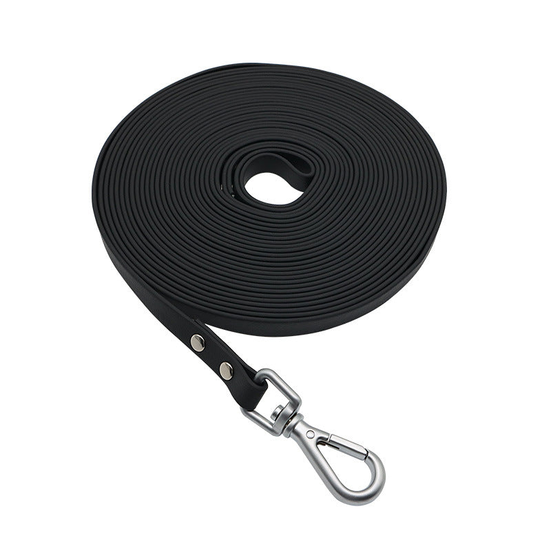 Pet Supplies PVC Embossed Lengthened Hand Holding Rope Waterproof Dog Walking