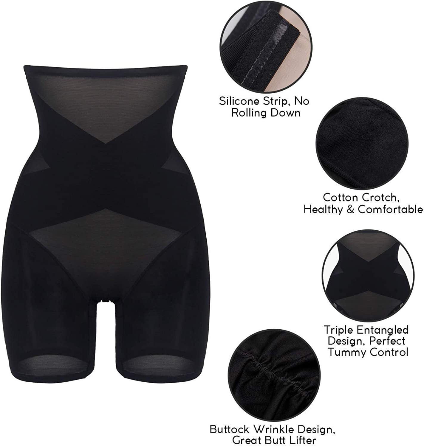Women's Shaping Pants With Mesh And Breathability