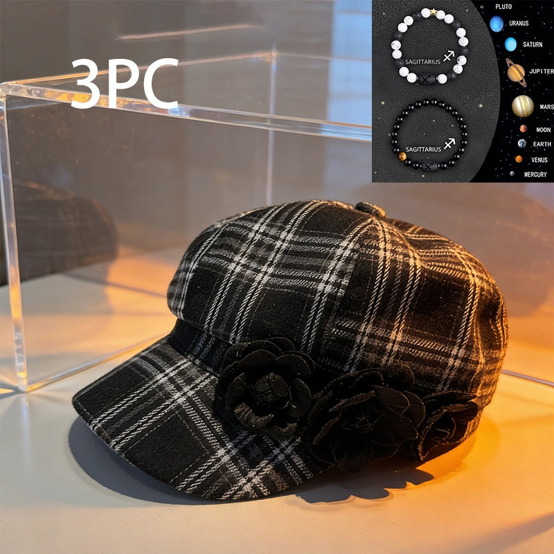 British-style Casual Painter Hat That Is Versatile And Can Show Off Your Face