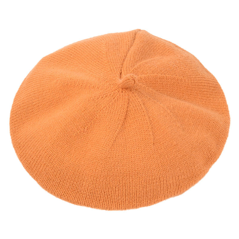 Beret Women's Solid Color Korean Style Painter Hat