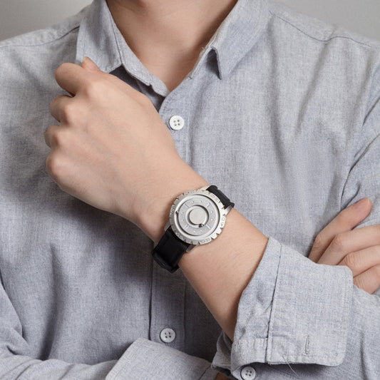 Creative Watch Tide Black Technology Cool Concept Frameless Design Watch