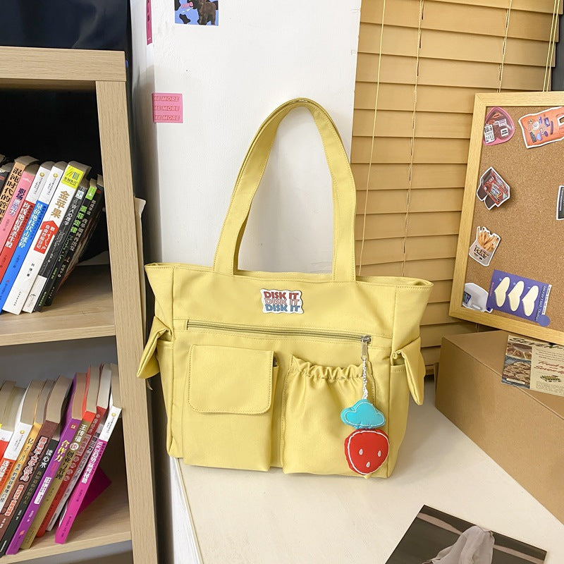 Women's Fashionable And Versatile Casual Solid Color Shoulder Bag