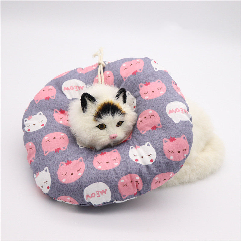 Elizabethan Ring Cat Anti-bite, Anti-lick And Anti-scratch Soft Headgear