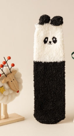 Three-dimensional Cartoon Soft Home Floor Socks In The Tube