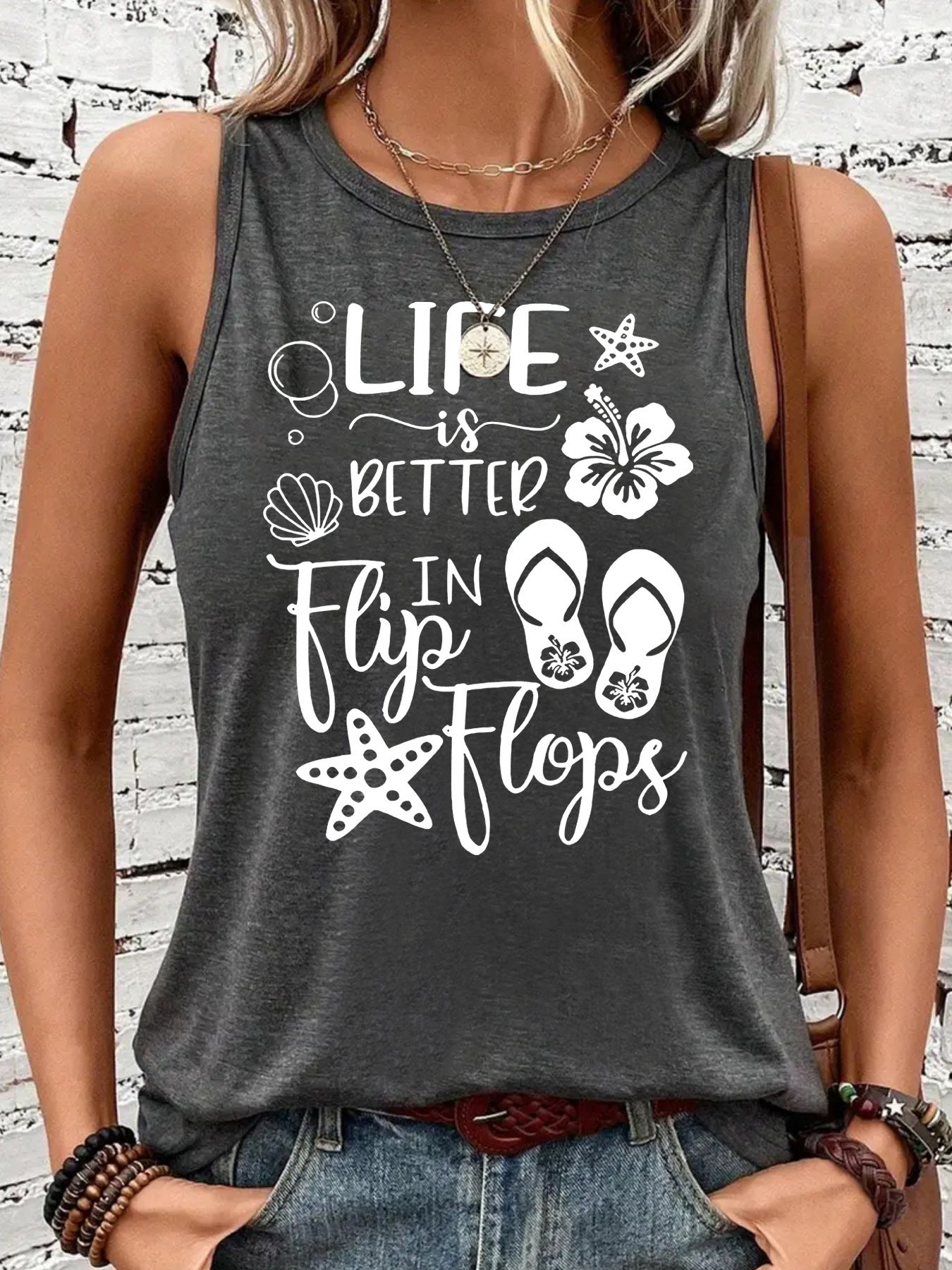 Sleeveless Camisole Or Tank Top