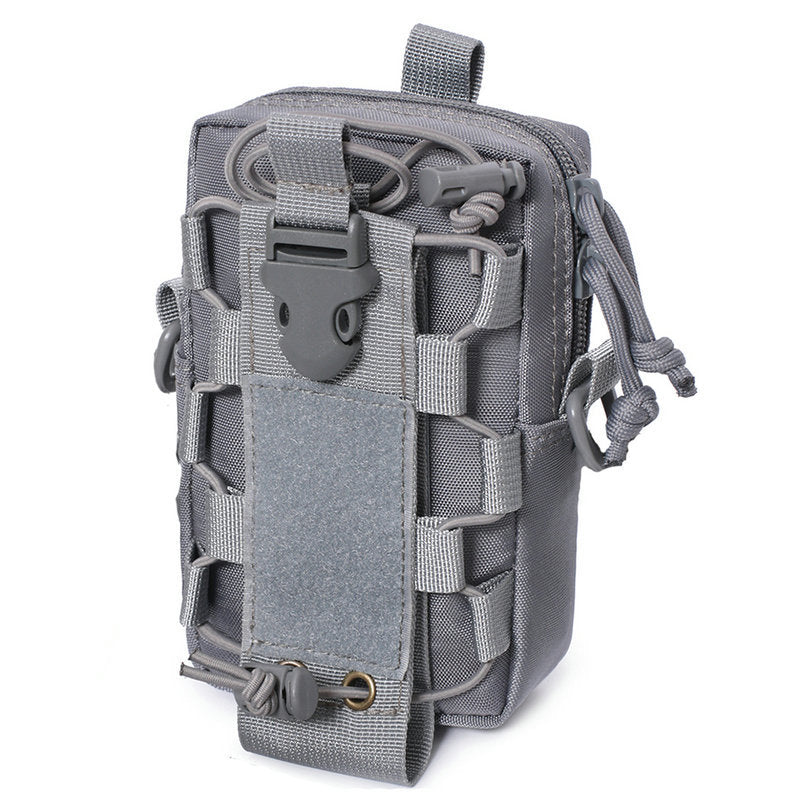 Outdoor Sports Water Bottle Zipper Bag Oxford Cloth Waist