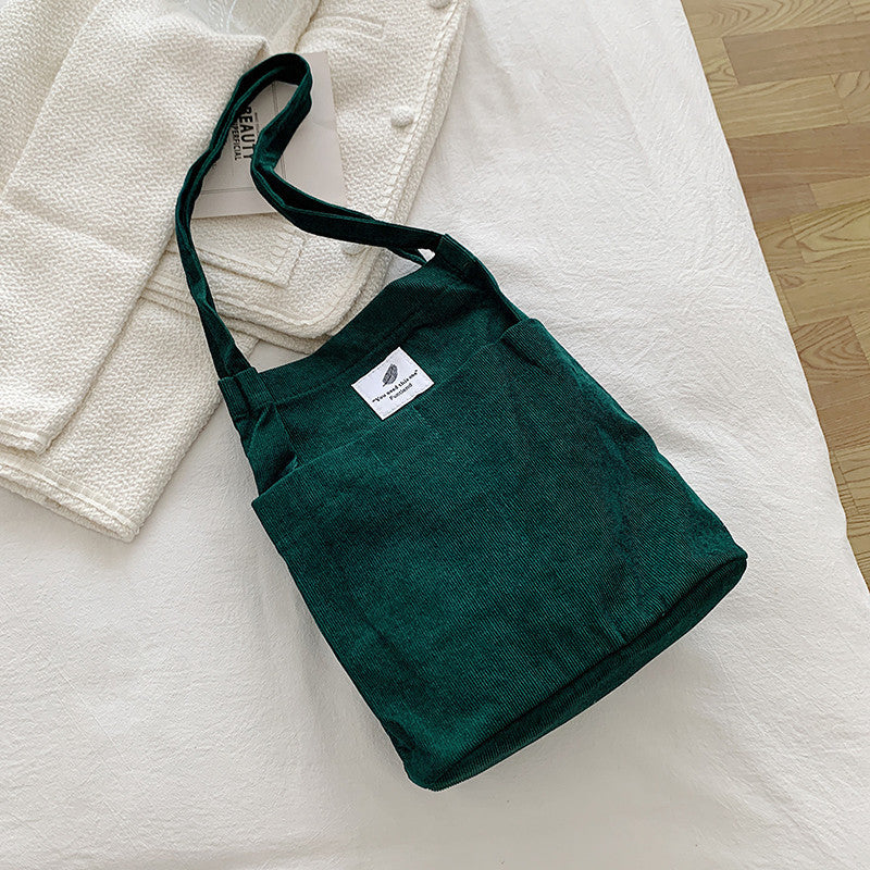 Large Capacity Leisure Shopping Bag Student Art Shoulder