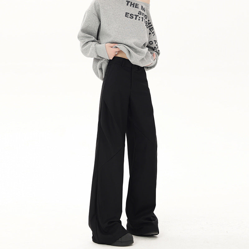 Women's Casual Horn Style In Black Casual Trousers