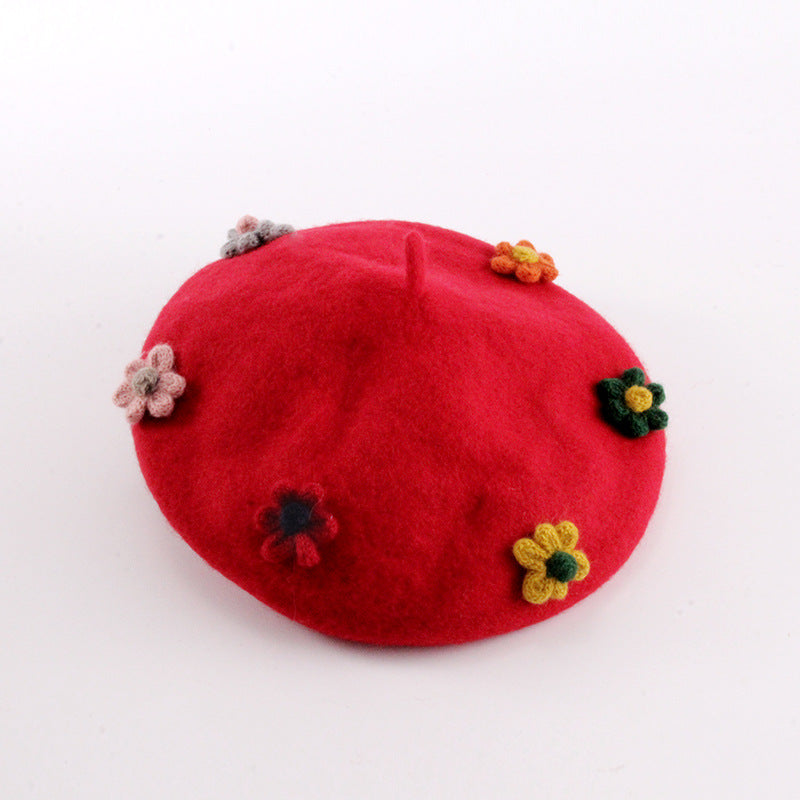 Warm Beret British Fashion Painter Hat