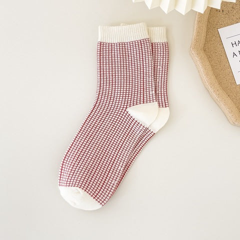 Red Sock Girl's Zodiac Year Christmas Medium Tube