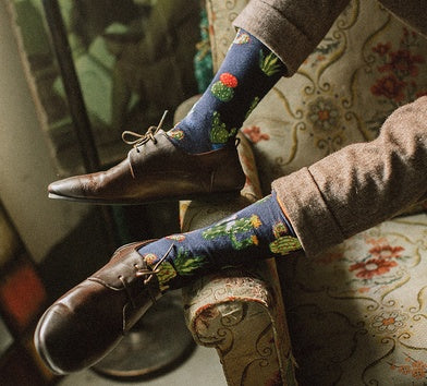 Retro Male Hip-hop Spring And Autumn Long Tube Street British Socks