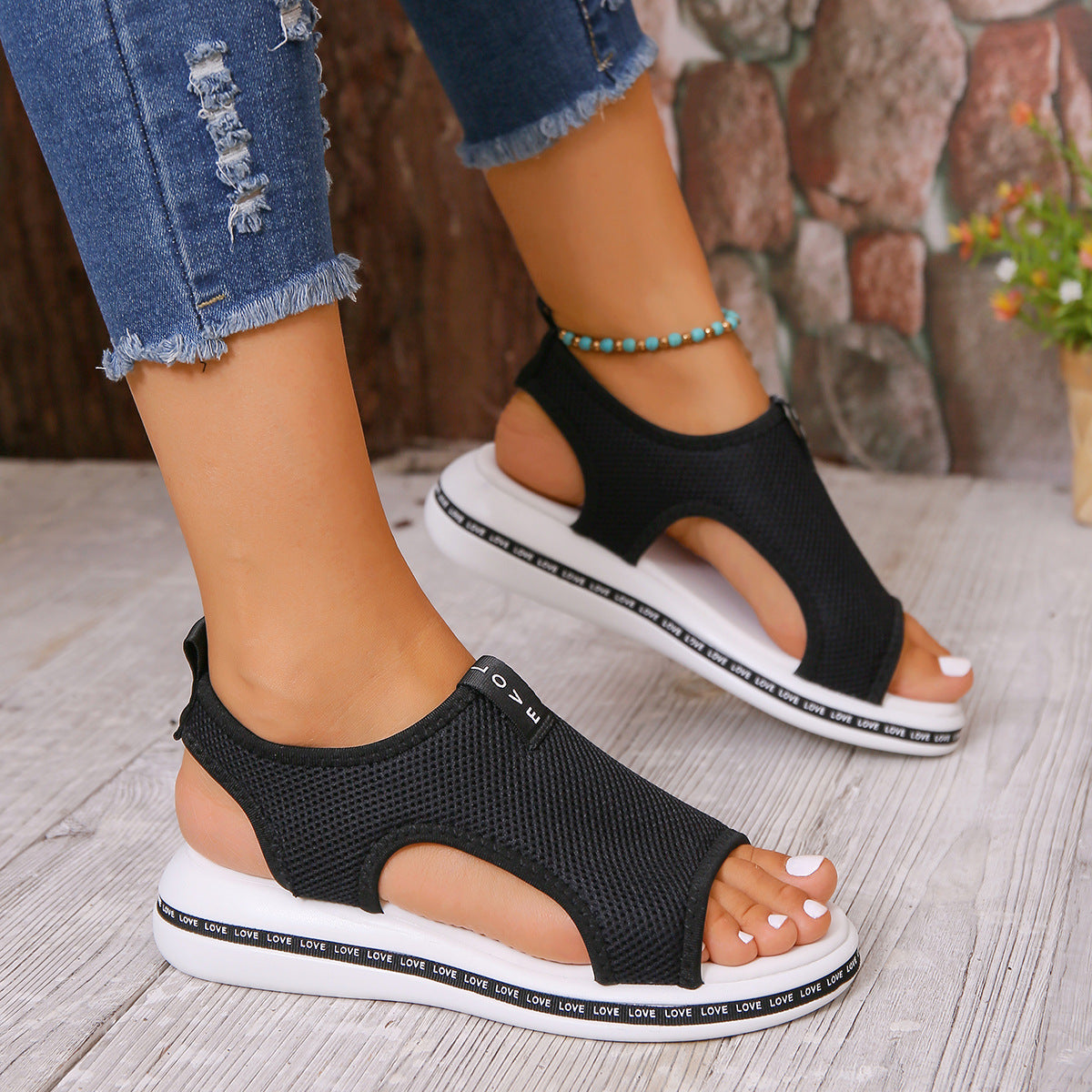 Fashion Flying Woven Women's Sandals