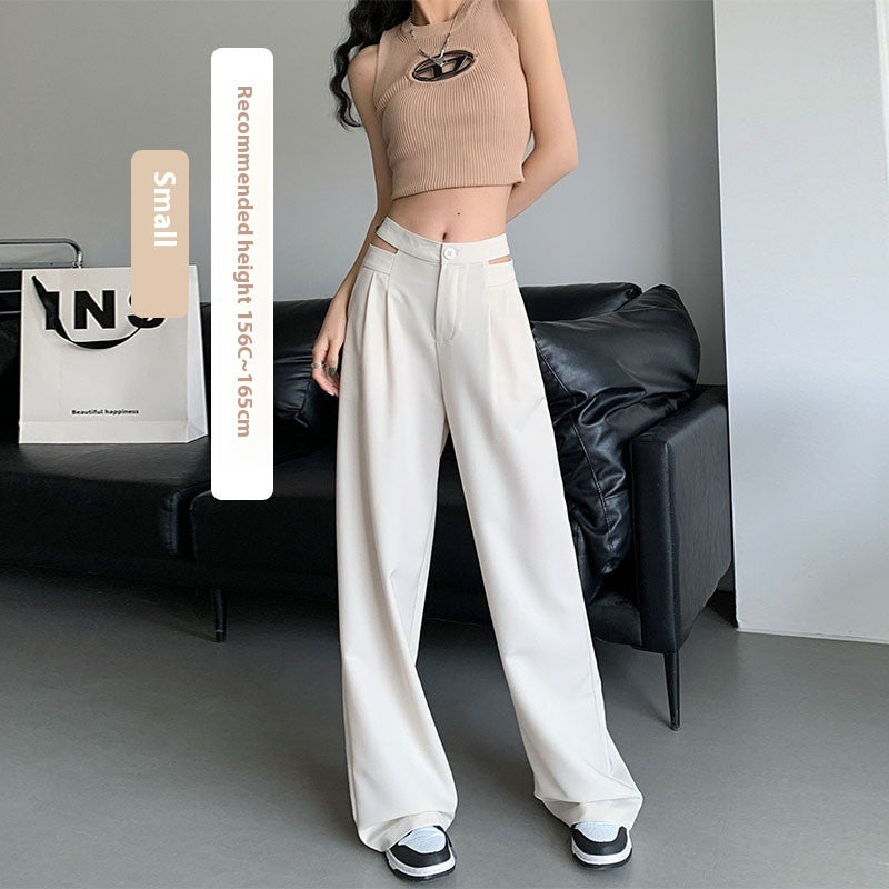 Design Sense Midriff Outfit Suit Pants For Women