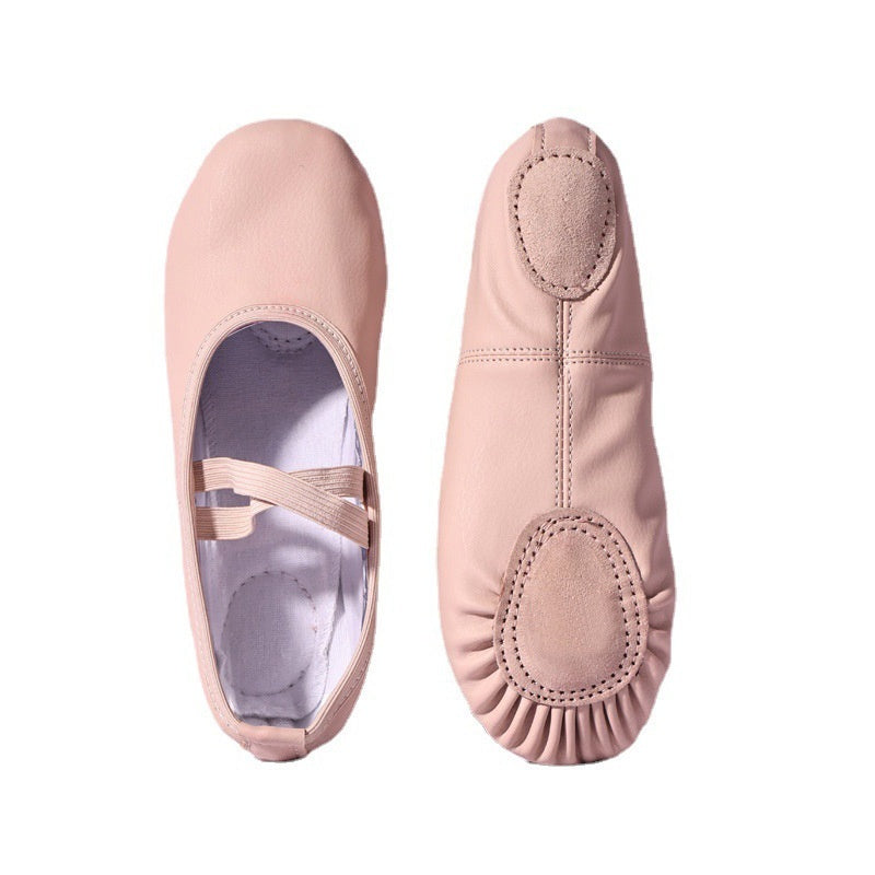 Soft-soled PU Leather Ballet Shoes For Men And Women