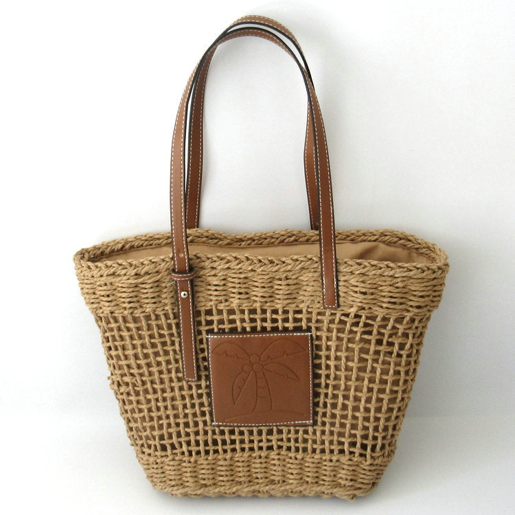 Braided Bag Hollowed Out For Summer Leisure