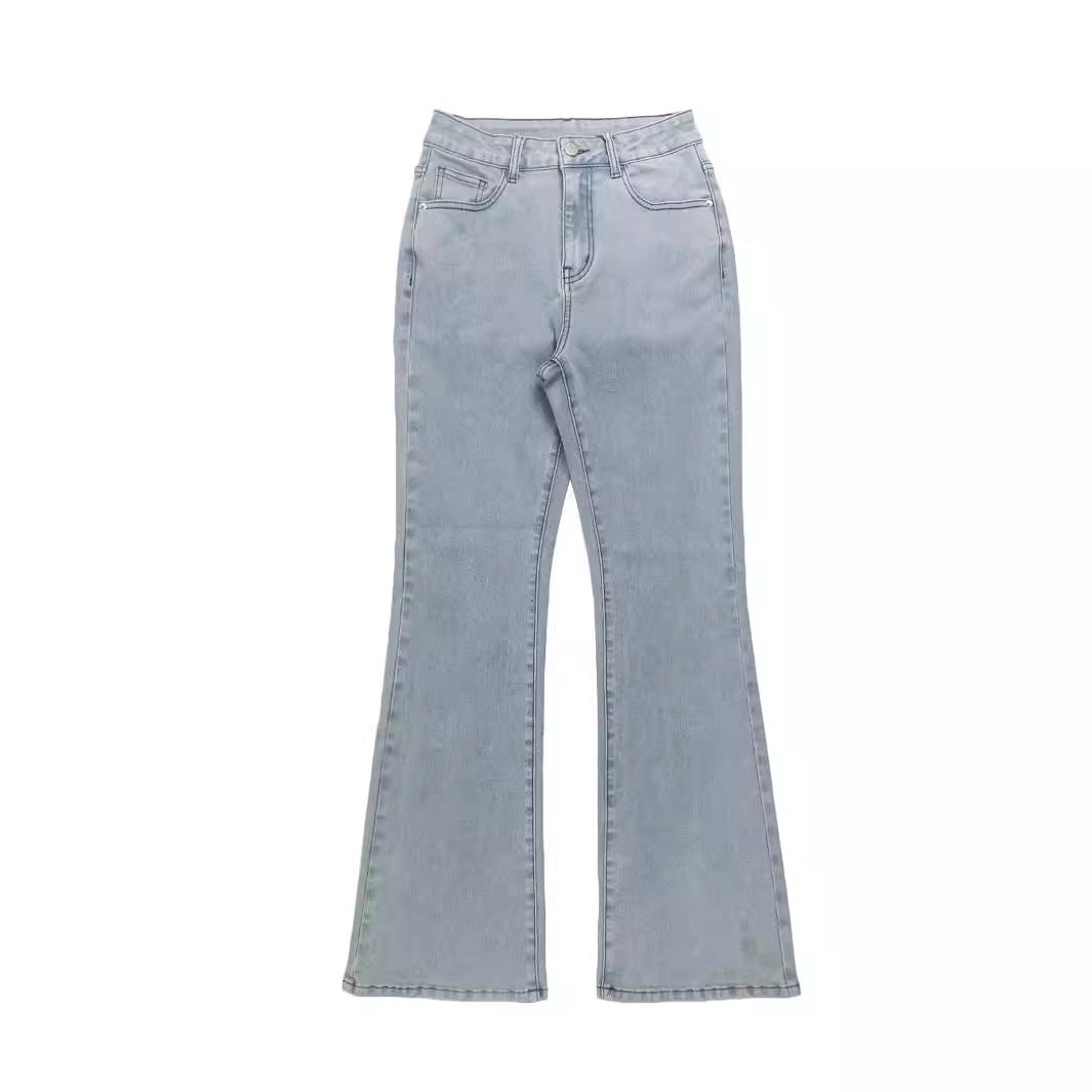 Women's High Waist Flared Fashion Stretch Jeans