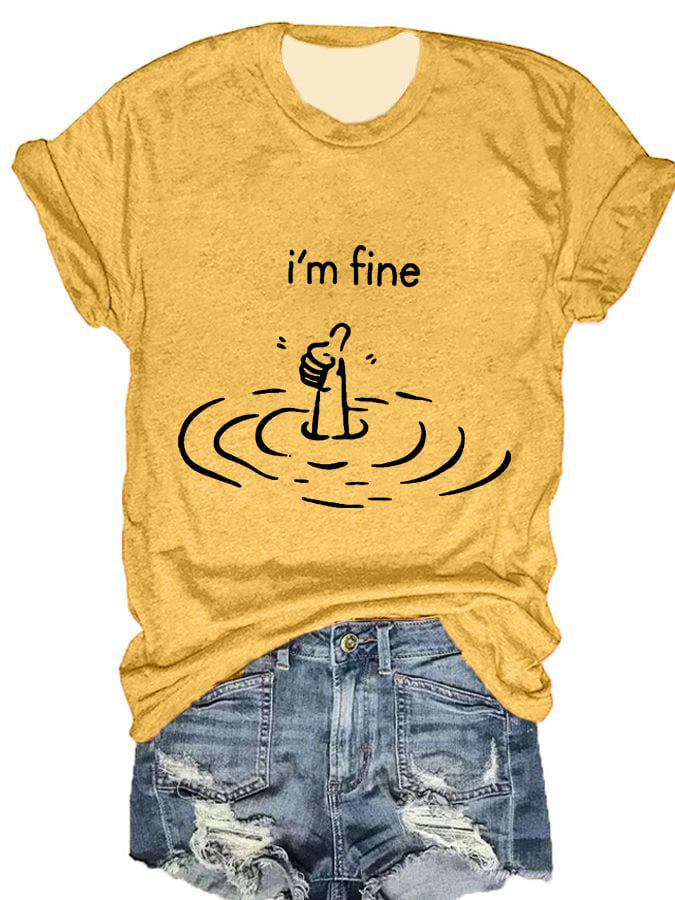 Women's Round Neck T-shirt Summer Quick-drying Cotton-like T-shirt