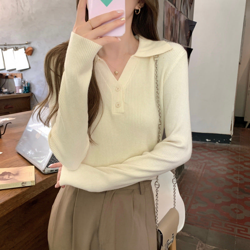 Slim Fit Inner Wear Sweater Slimming Top