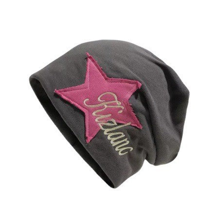 XINGX Patch Pile Heap Cap Letter Embroidery Toque