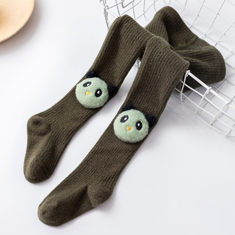 Infant Bottoming Combed Cotton Panda Children Pantyhose