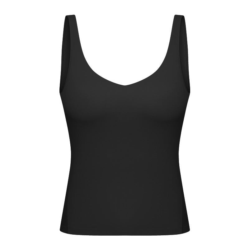 V-neck Beauty Back Exercise Vest For Women