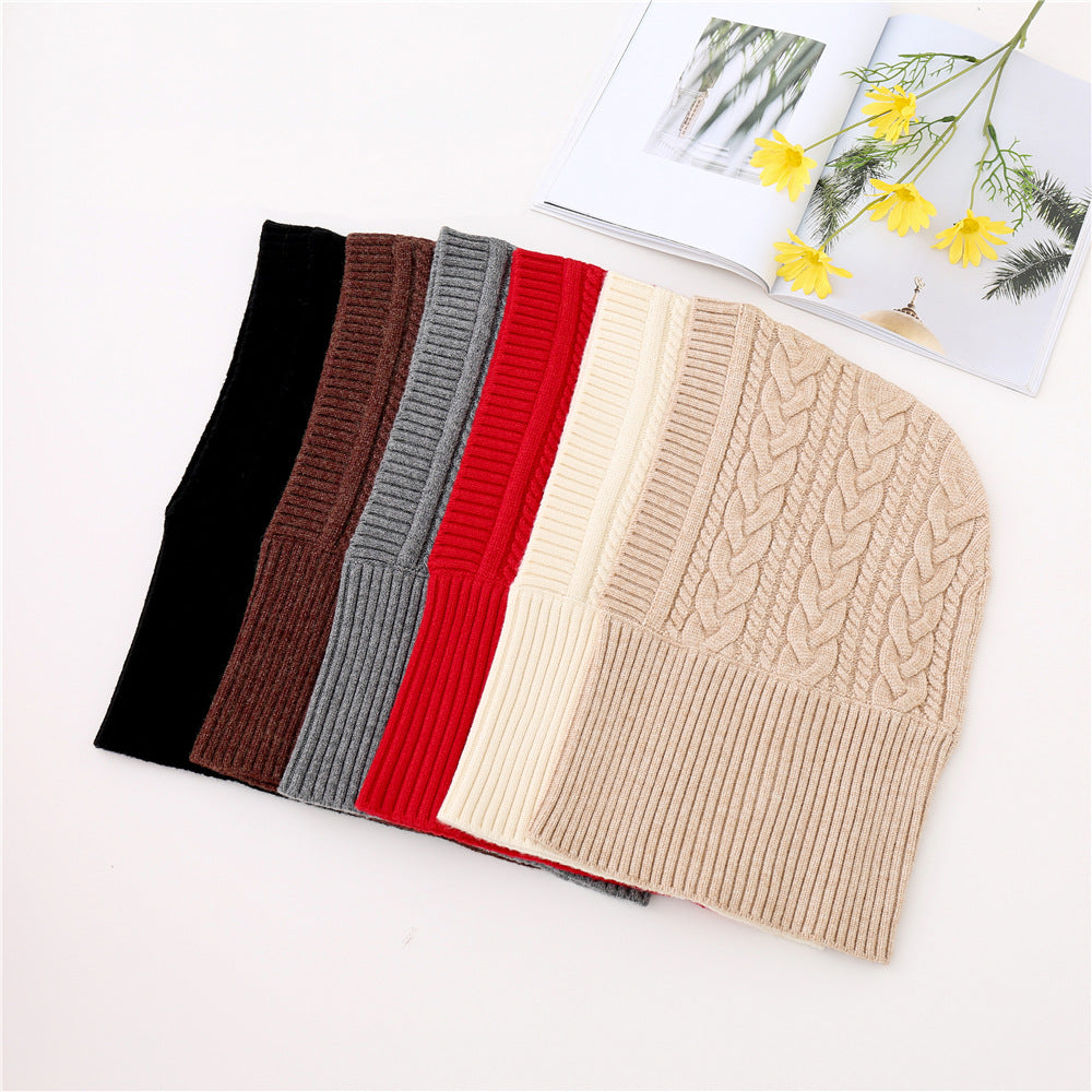 Women's Thickened Thermal Dual-use Knitted Scarf