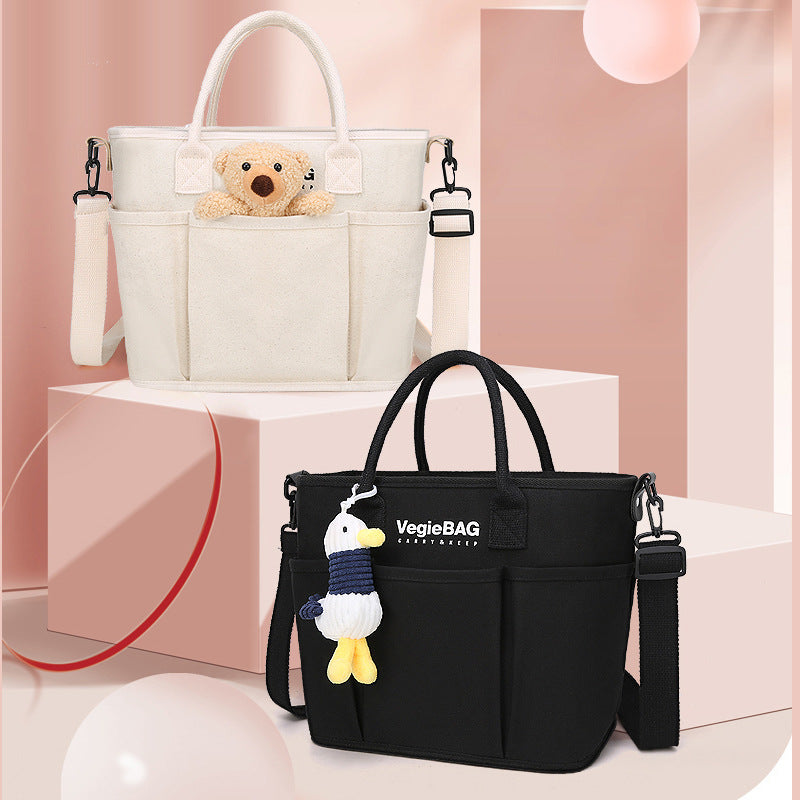 Multifunctional Mummy Bag Women's Canvas Bag Messenger