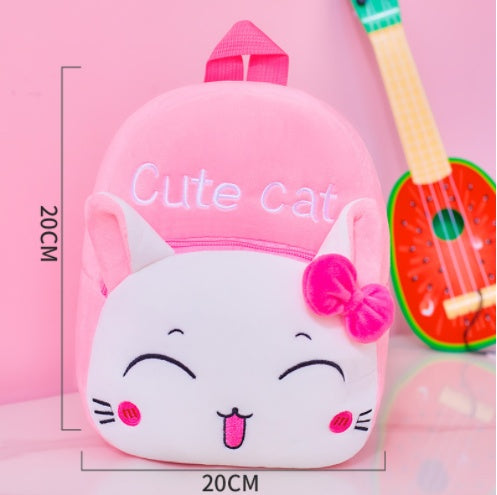 Children's One-shoulder Fashion Plush Embroidered Fabric Mini Bag