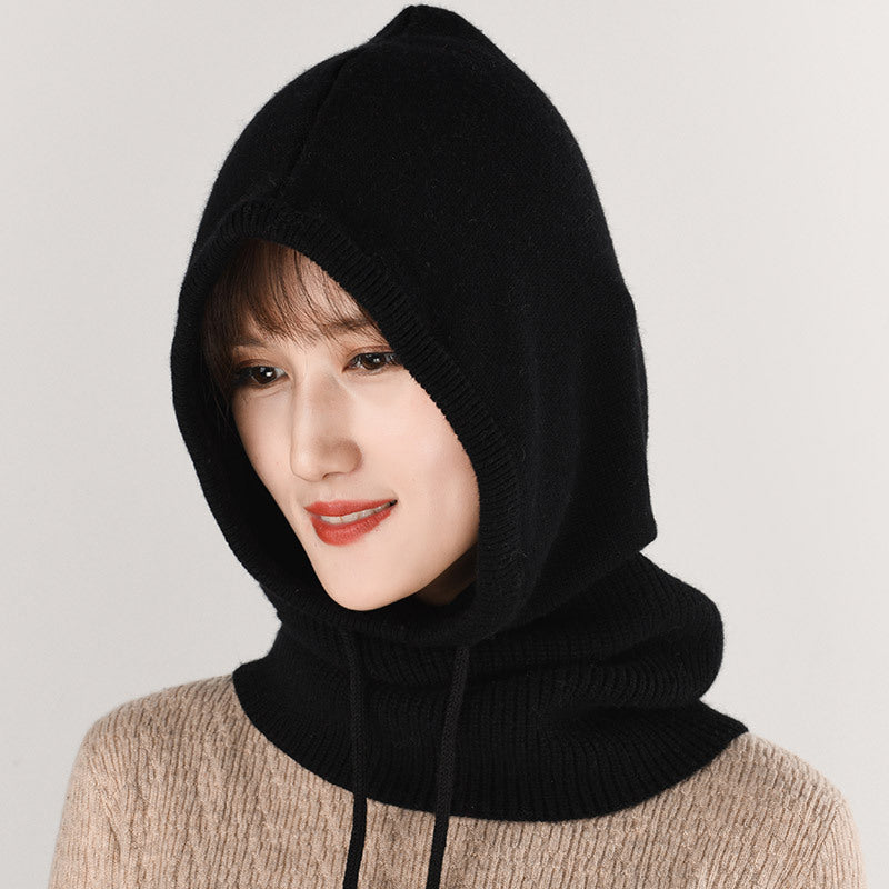 Cashmere Wool Yarn Autumn And Winter Men's And Women's Knitted Headwear