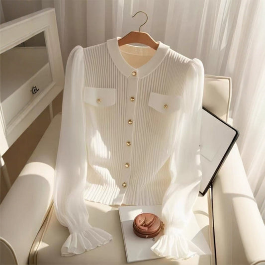 Springsummer Chic Niche High-end Top With A Modern Western Vibe