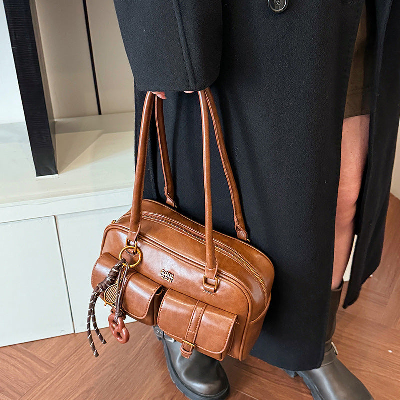 Retro Large Capacity Bag Women's Shoulder