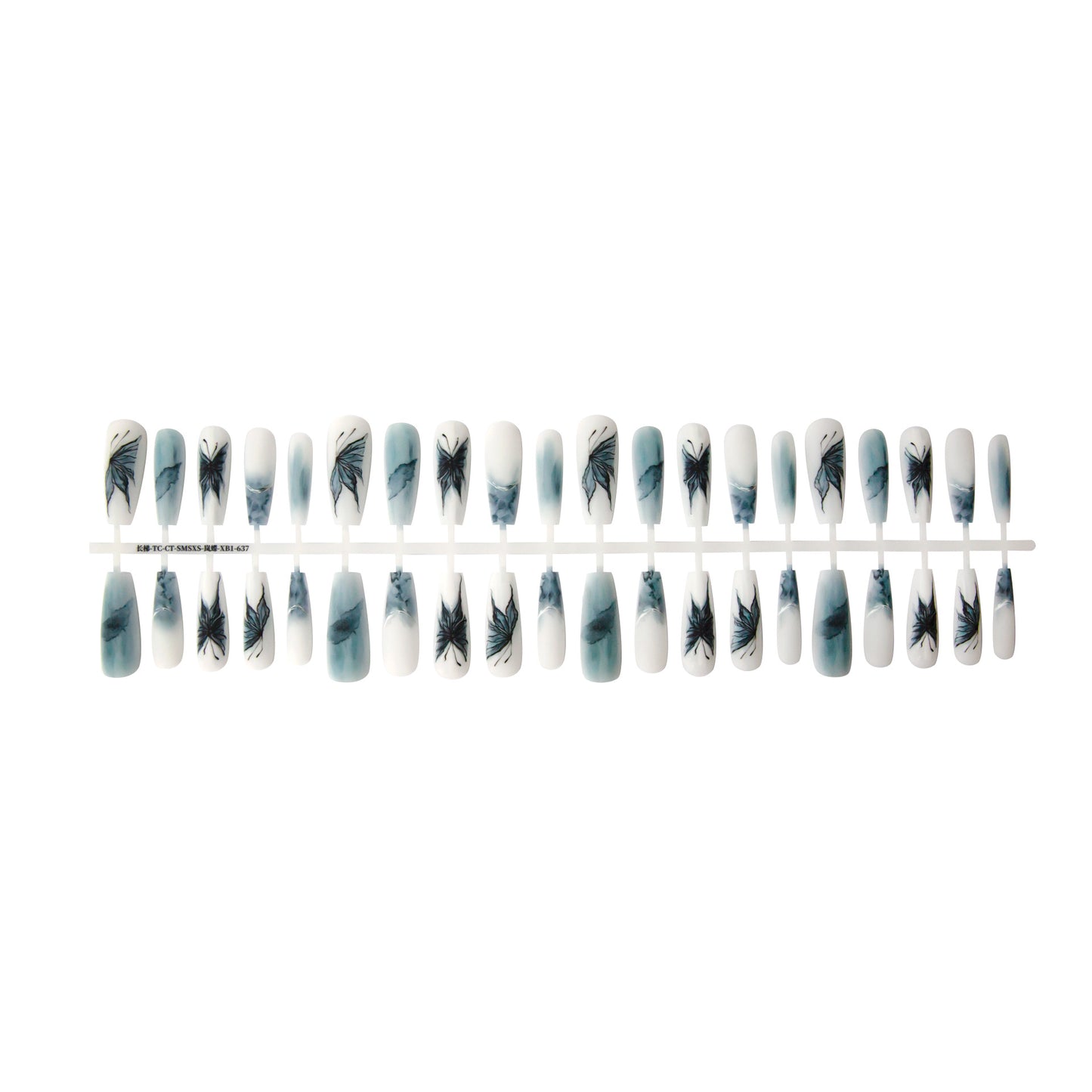 Ancient Style New Chinese Style Wear Nail Tip French Autumn And Winter Background Color