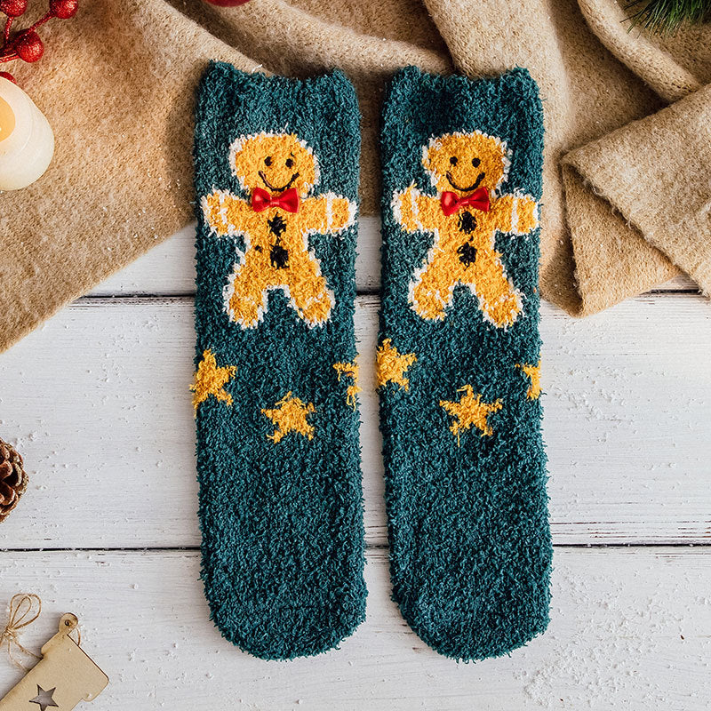 Fashion Floor Non-slip Christmas Socks