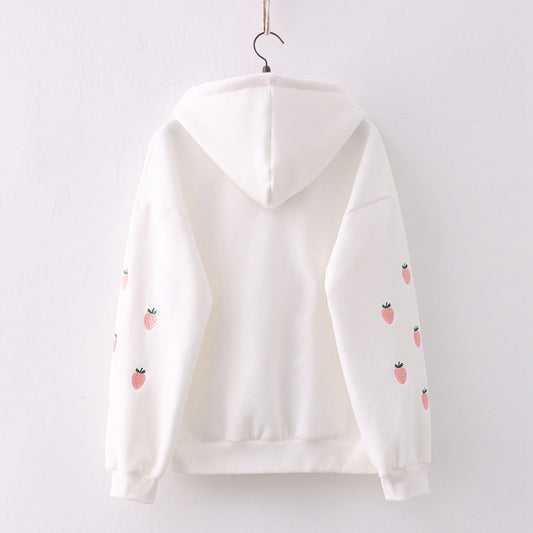 Fleece Thickened Hooded Pullover Sweater