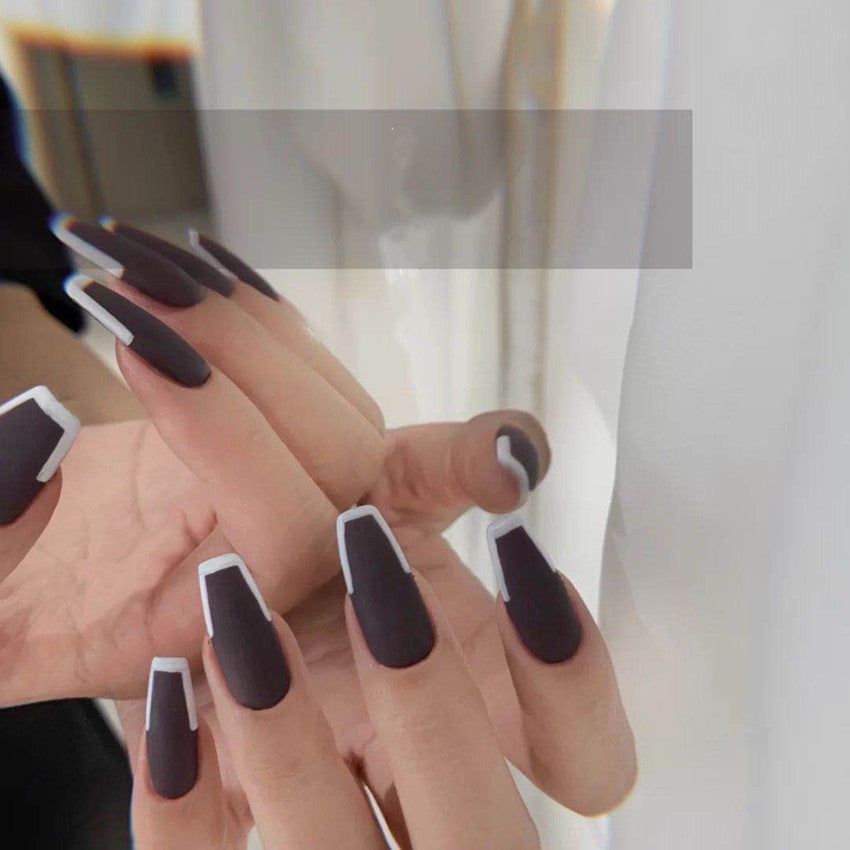 Removable Wear Nail Art Ballet A Fake Nail Patch