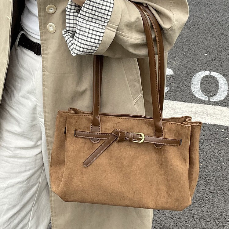 Dame Stilfuld Vintage Ruskindstaske