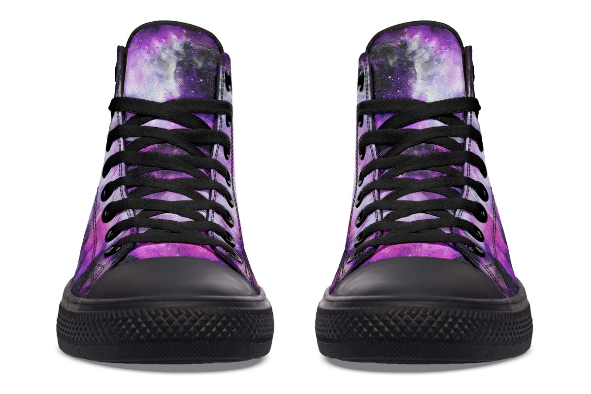 Printed Couple High-top Canvas Shoes