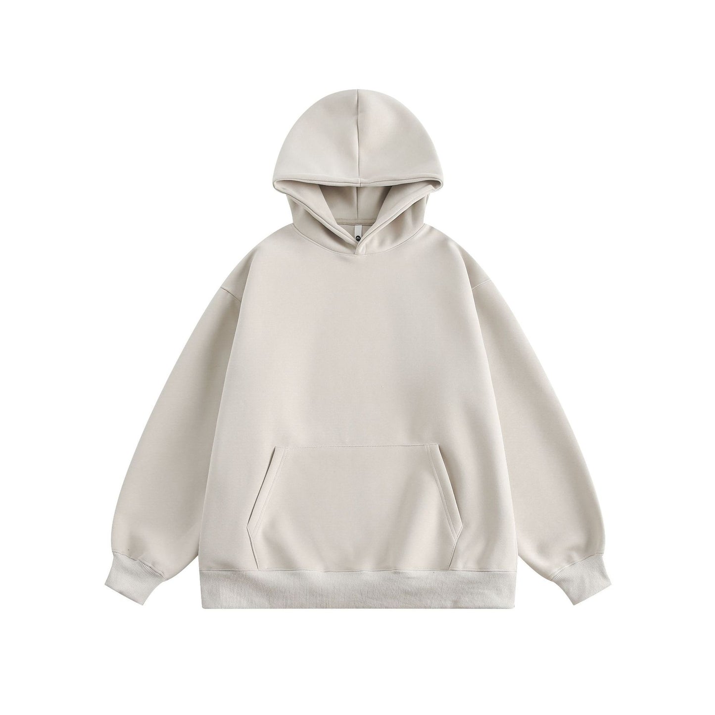 New Couple Simple Pullover Women's Clothing Solid Color All-match Hoodie
