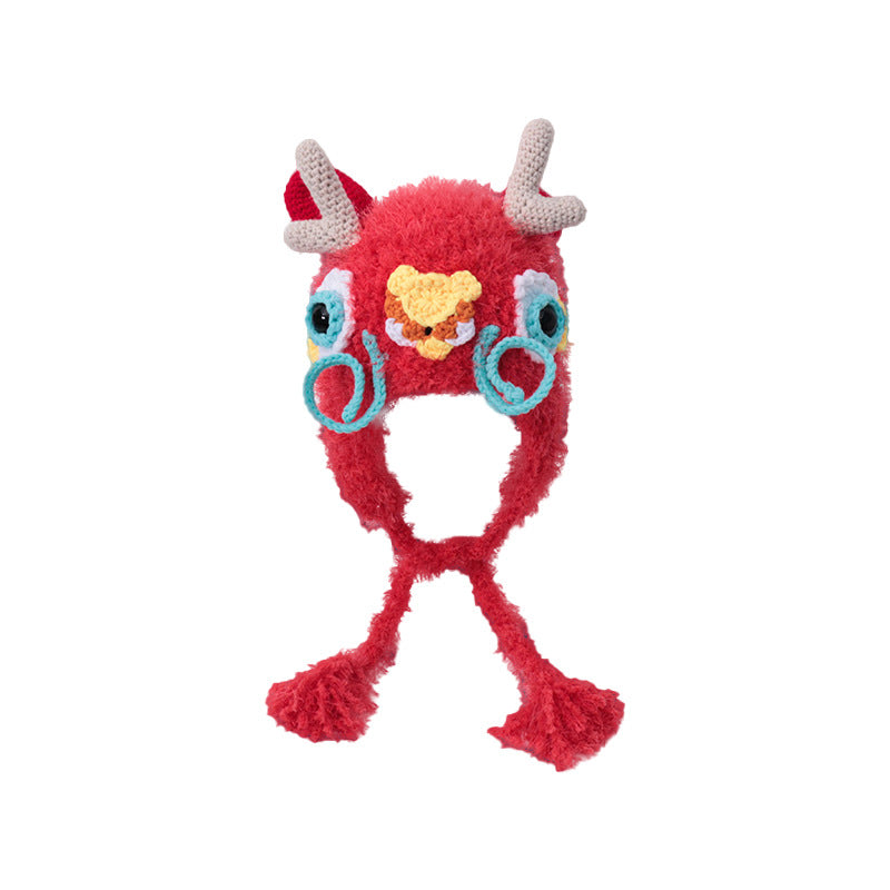 Casual Cartoon Personality All-match Earflaps Head-wrapping Hat