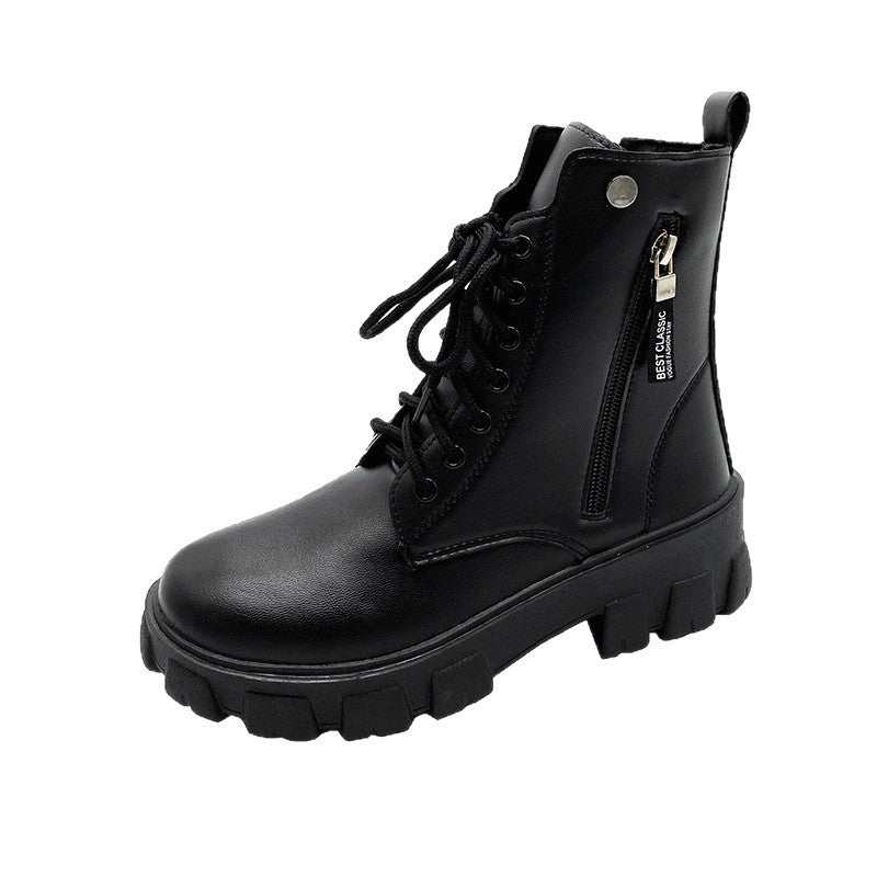 Fashionable High-top Women's Boots For Fall And Winter