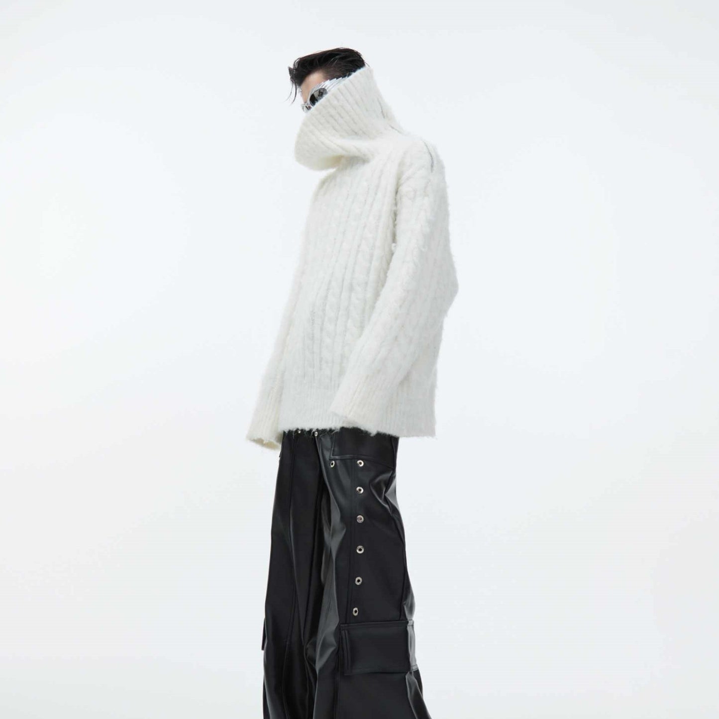 Loose Plush Knitted Sweater Top  Advanced
