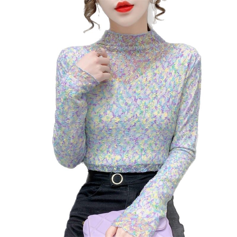 Elegant And Sweet Floral Lace Top For Women