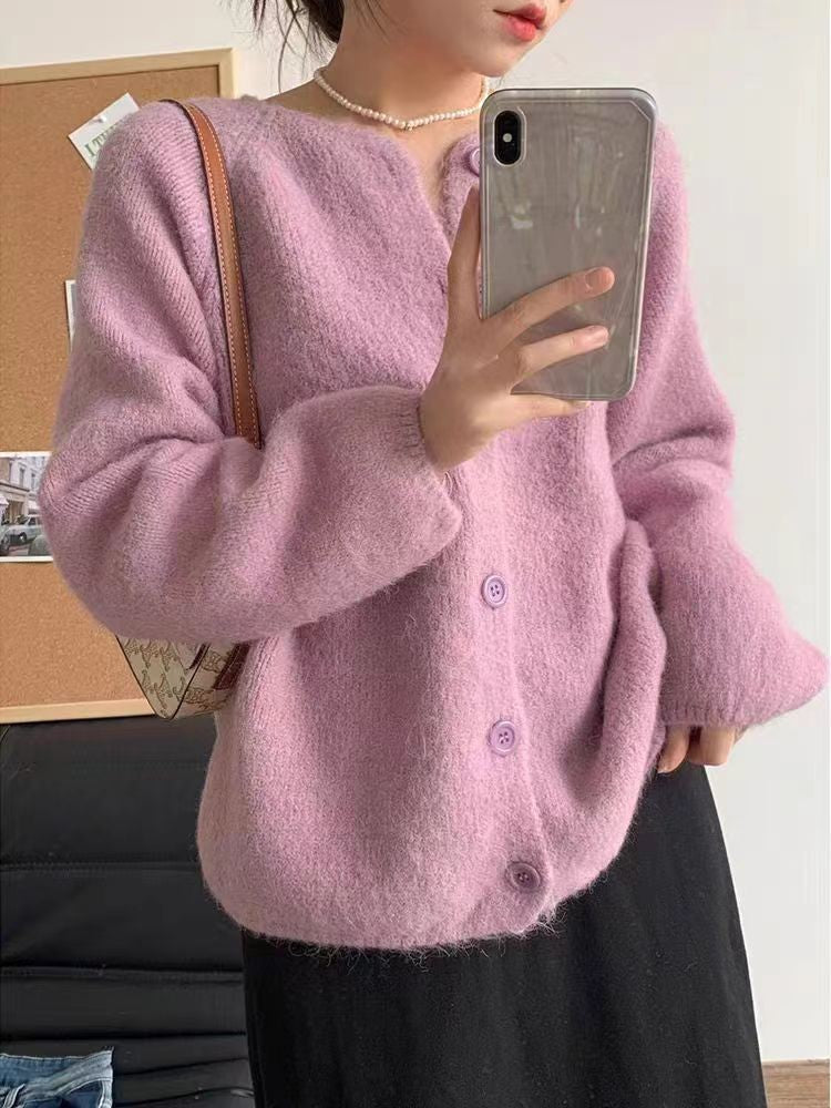 Fashion Loose And Slimming Outer Wear Thick Top