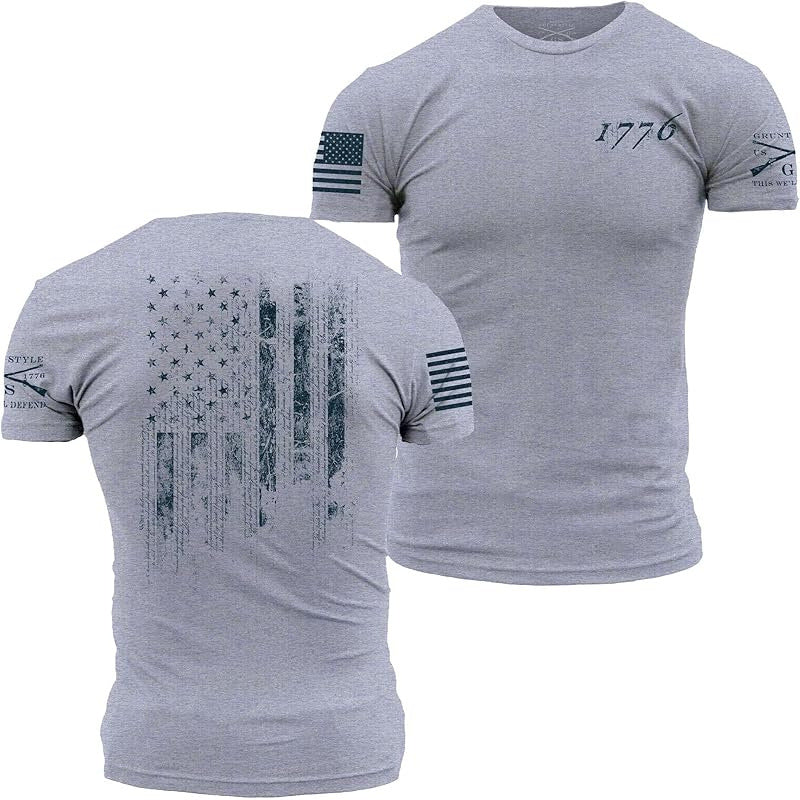 Solid Color Printed Cotton Mens Shirt