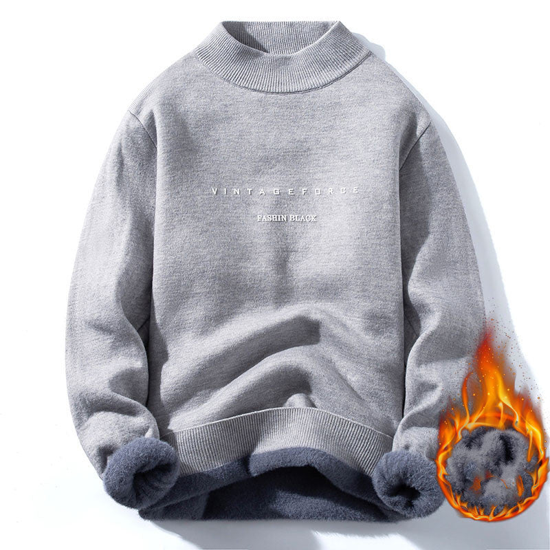 Knitted Thick Plus Velvet Warm Sweater