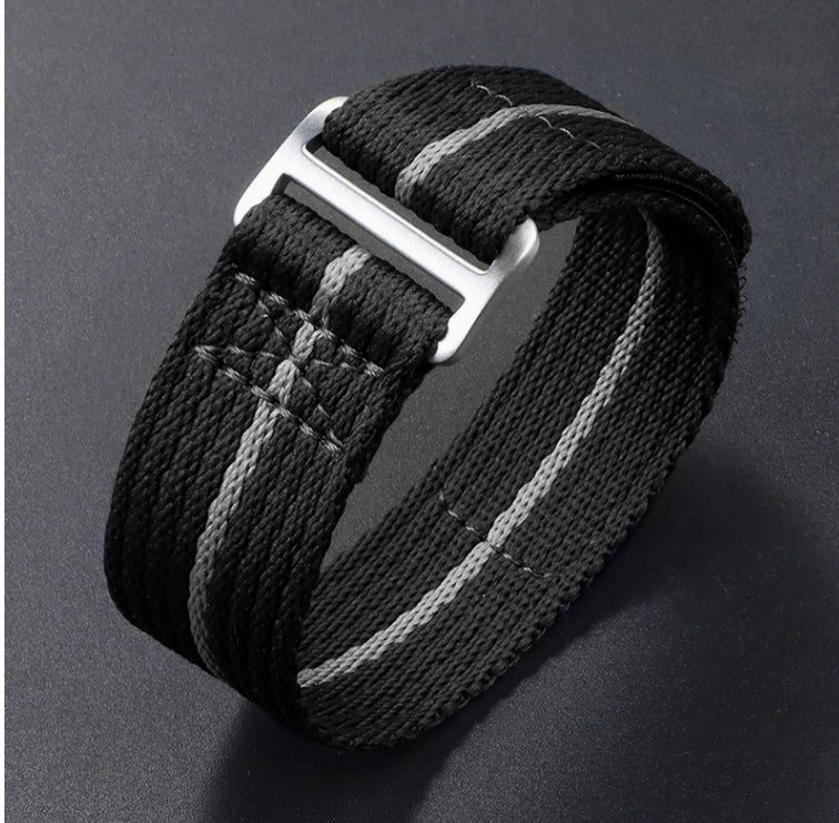 Velcro Canvas Nylon Stripe Strap