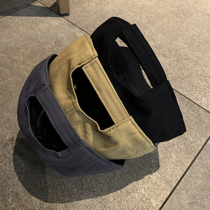 Men's And Women's Retro Casual Solid Colour Duck Tongue Hat