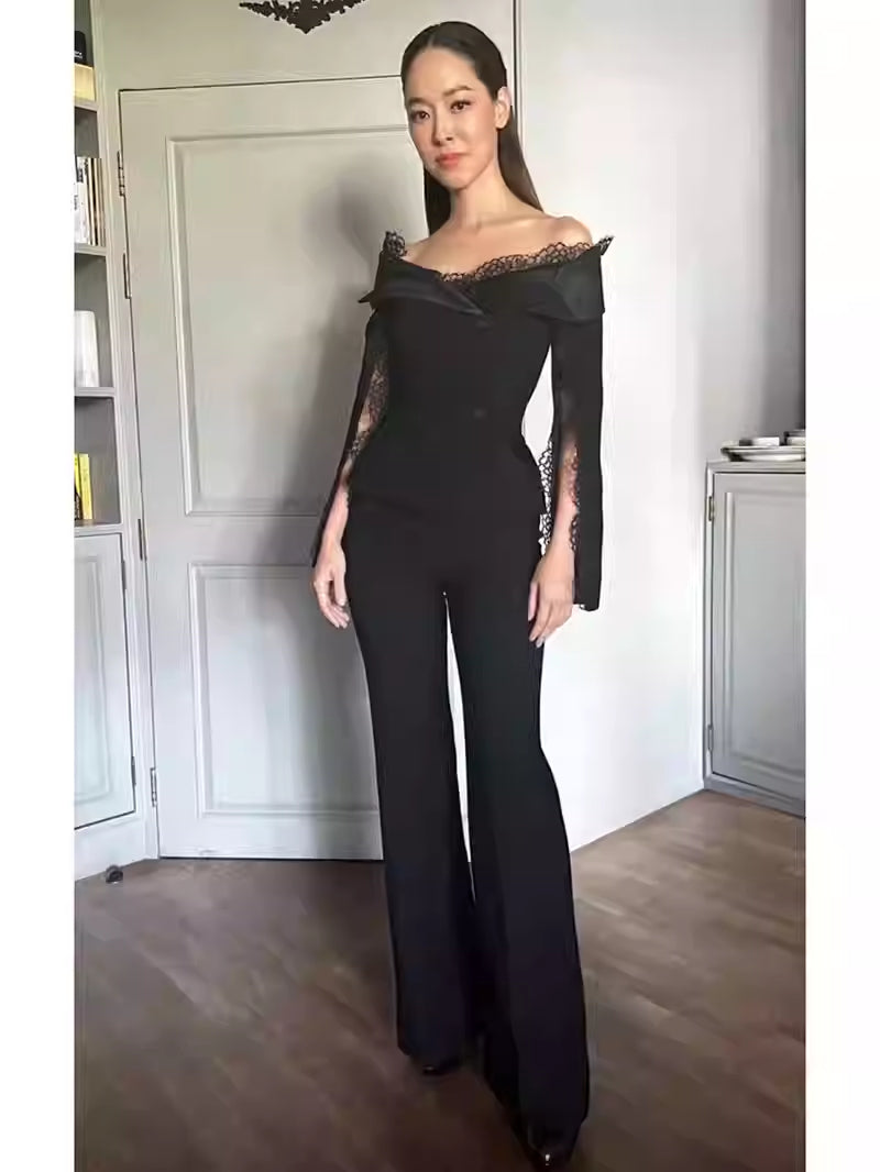 Socialite-style Elegant High-end Gown Set