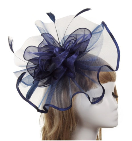 Dame Med Høj Hat Vintage Gaze Diadem Banket