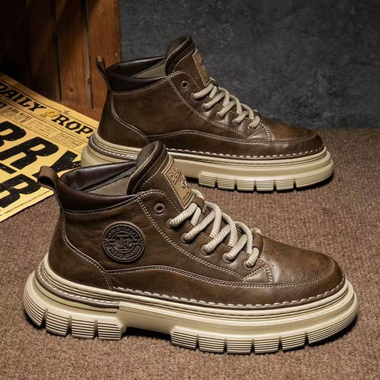 Men's High-top Winter British-style Retro Martin Boots